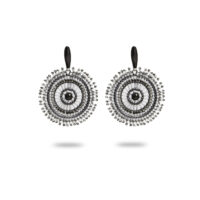 Ohrring Silber/Weiss von MAQ