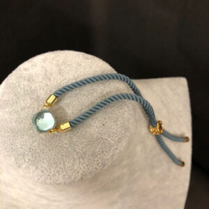 SteenStoneCollection - Gold-plated lace-up bracelet - various colors