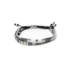MAQ Armband „Black & Silver Glow“<span> - </span>gris/blanco/oro